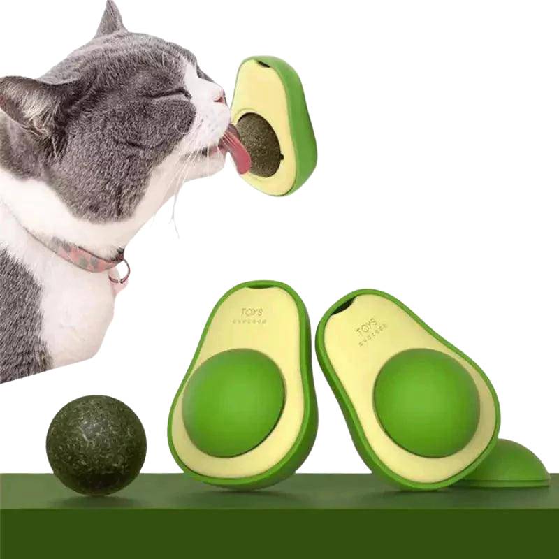 AvoPlay Catnip Toy - Brinquedo de Abacate com Catnip para Gatos🥑🐾